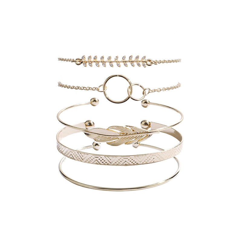 Women's Bohemian Style Bracelets and Bangles Set