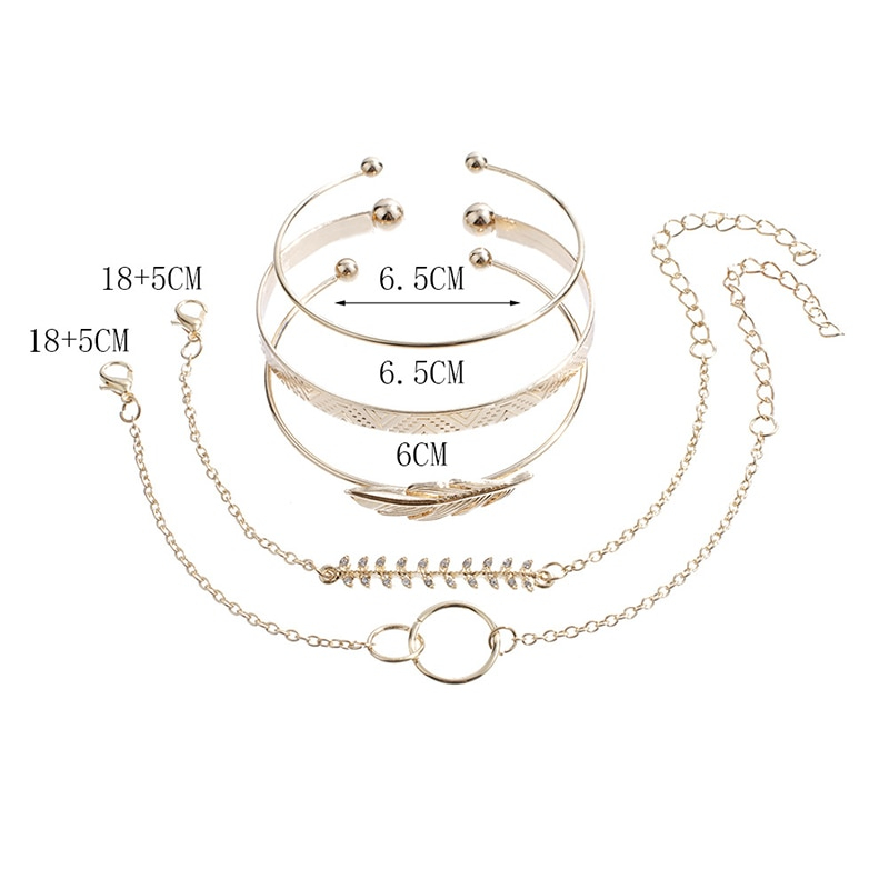 Women's Bohemian Style Bracelets and Bangles Set